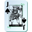 download Guyenne Deck Jack Of Spades clipart image with 135 hue color