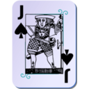 download Guyenne Deck Jack Of Spades clipart image with 180 hue color