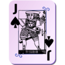 download Guyenne Deck Jack Of Spades clipart image with 225 hue color