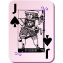 download Guyenne Deck Jack Of Spades clipart image with 270 hue color