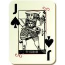 download Guyenne Deck Jack Of Spades clipart image with 0 hue color