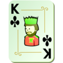 download Ornamental Deck King Of Clubs clipart image with 45 hue color