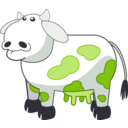 download Colour Cow 3 clipart image with 45 hue color