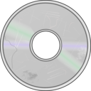 download More Obviously Damaged Compact Disc clipart image with 315 hue color
