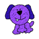 download Doggie clipart image with 225 hue color
