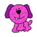 download Doggie clipart image with 270 hue color