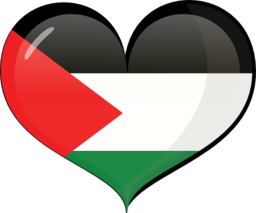 Palestine Heart Flag