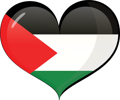 Palestine Heart Flag
