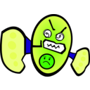 download Angry Cute clipart image with 45 hue color