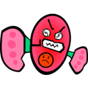 download Angry Cute clipart image with 315 hue color