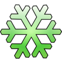 download Snowflake clipart image with 270 hue color