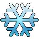 download Snowflake clipart image with 0 hue color