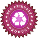 download Ecology Friendly Product Sticker clipart image with 225 hue color