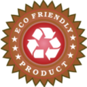 download Ecology Friendly Product Sticker clipart image with 270 hue color