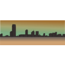 download Netalloy New Jersey Skyline clipart image with 180 hue color