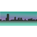 download Netalloy New Jersey Skyline clipart image with 315 hue color