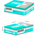 download Embalagem Caixa clipart image with 180 hue color