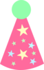 Bright Red Party Hat