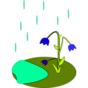 download Rain clipart image with 315 hue color