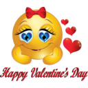 Happy Valentine Day Smiley Emoticon