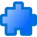 download Icon Puzzle2 Yellow clipart image with 180 hue color