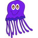 download Yellow Jellyfish clipart image with 225 hue color