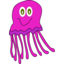download Yellow Jellyfish clipart image with 270 hue color