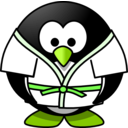 download Judo Penguin clipart image with 45 hue color