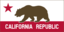 California Banner Clipart A Solid