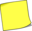 Blank Sticky Note