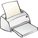 download Inkjet Printer clipart image with 225 hue color