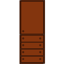 download Chest Of Drawers clipart image with 0 hue color