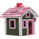 download Cottage clipart image with 315 hue color