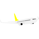 download Airplane clipart image with 180 hue color