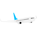 download Airplane clipart image with 315 hue color