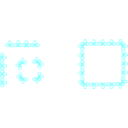 download Frame clipart image with 180 hue color