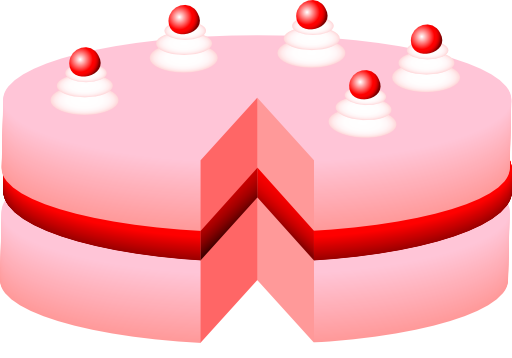 Pink Cake No Plate
