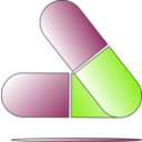 download Pills Icon clipart image with 90 hue color