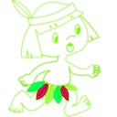 download Indiesito Colombiano clipart image with 90 hue color
