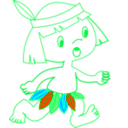 download Indiesito Colombiano clipart image with 135 hue color