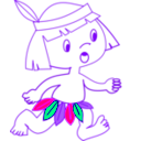 download Indiesito Colombiano clipart image with 270 hue color
