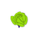 download Red Rose clipart image with 90 hue color