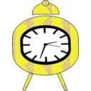 download Alarm Icon clipart image with 225 hue color