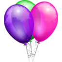 download Balloons Aj clipart image with 270 hue color