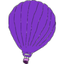 download Hot Air Balloon clipart image with 270 hue color