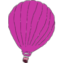 download Hot Air Balloon clipart image with 315 hue color