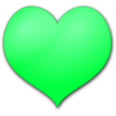 download Heart clipart image with 135 hue color