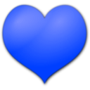 download Heart clipart image with 225 hue color