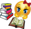 Study Girl Smiley Emoticon