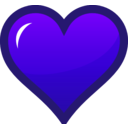 download Orange Heart Icon clipart image with 225 hue color